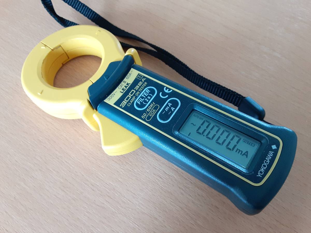 美品 正常動作 YOKOGAWA リーククランプテスタ 30032A 電流 負荷 測定 