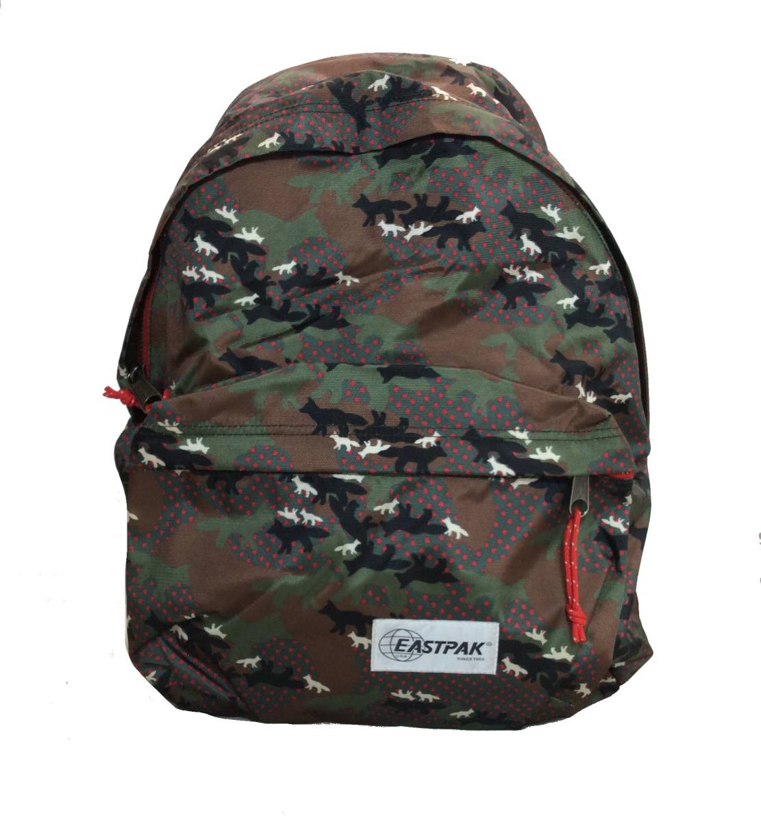 MAISON KITSUNÉ 迷彩柄リュック MAISON KITSUNE メゾンキツネ EASTPAK イーストパック バックパック