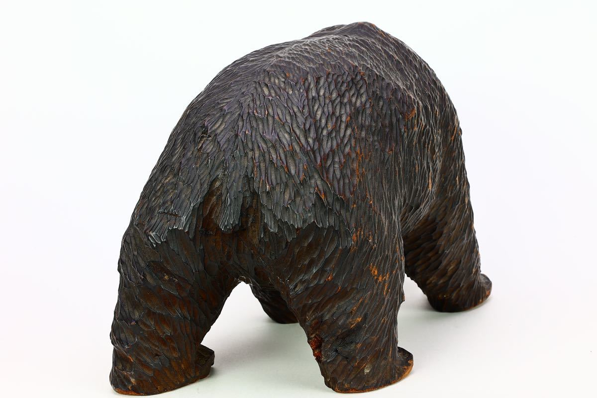 新作入荷，豊富な】 北海道 民芸品 八雲 熊の木彫り 木彫り熊 クマ