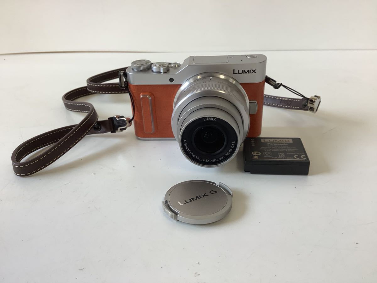 KN061-A4a60 Panasonic LUMIX G DC-GF10 オレンジ パナソニック ミラー 
