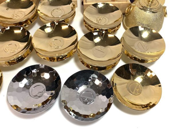 G617】金属工芸 金杯 銀杯 黄金茶釜 香炉 急須 39点セット 24KGP