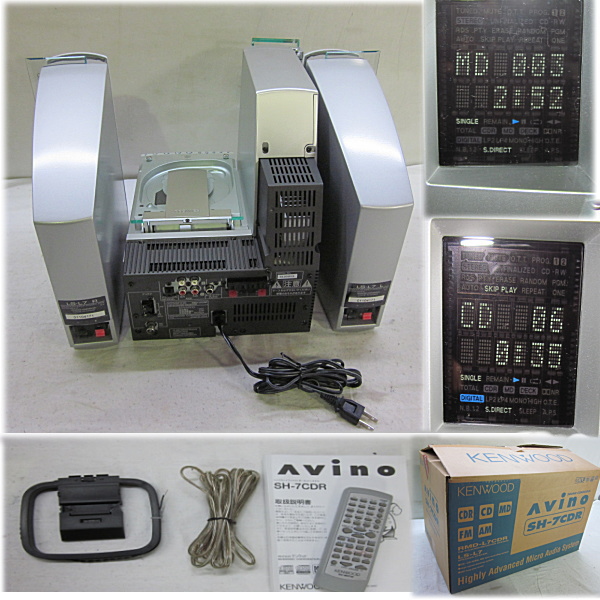 KENWOOD ケンウッド MDコンポ ミニコンポ SH-7CDR RMD-L7CDR(MDコンポ