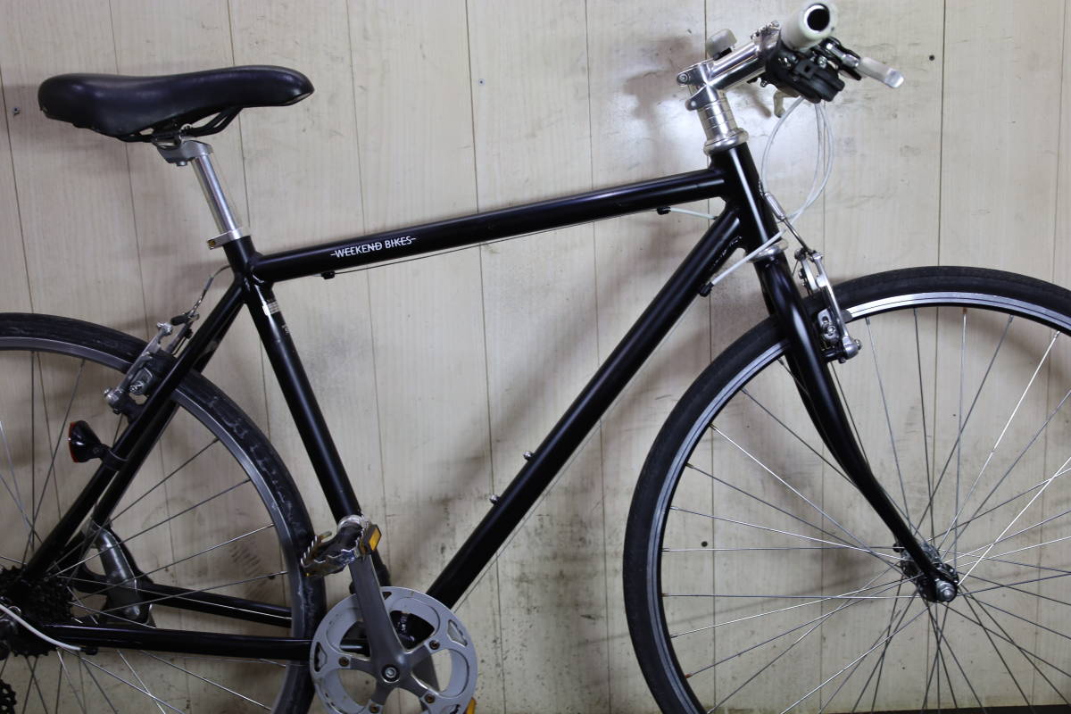 良品！あさひ製WEEKEND アルミ 700C シマノ7速 510mm 無光沢BLACK 