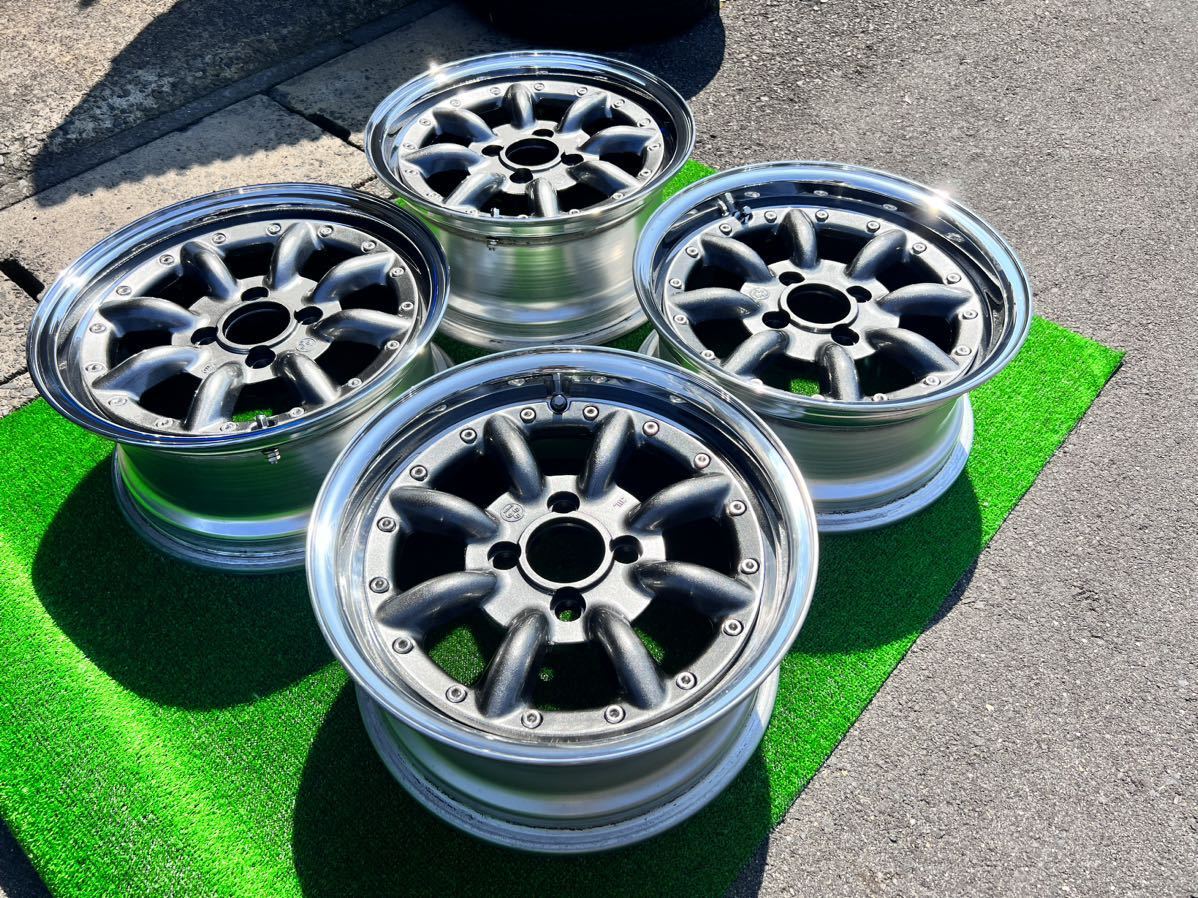 希少 ワタナベ RS-8 14インチ 6.5J+32 +19 4H100 pcd100 Speed Star 