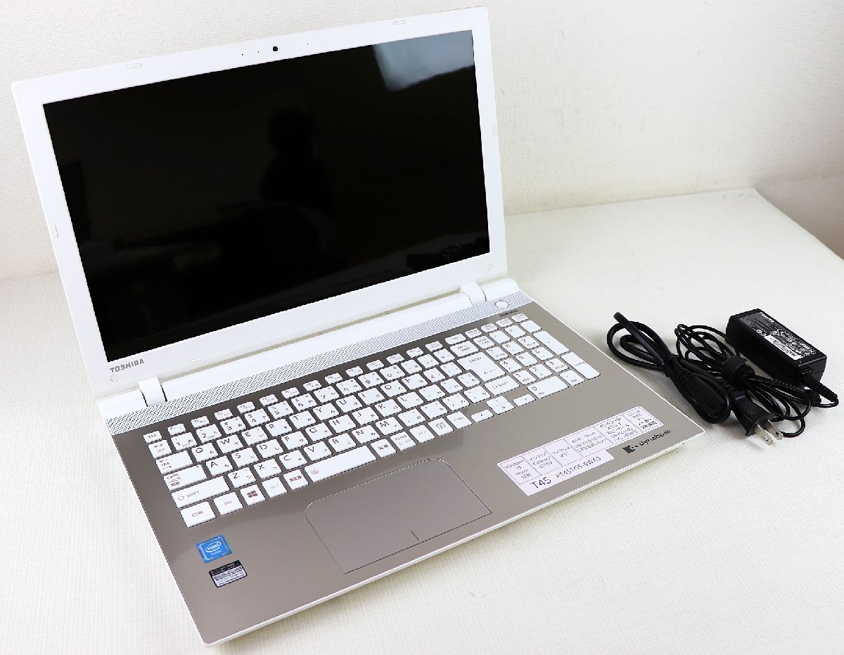 S♪ジャンク品♪ノートPC 『PT45TGS-SWA3』 TOSHIBA dynabook 15.6型ワイド(16：9) Windows10 Home Celeron 3215U (1.7GHz) HDD：1TB