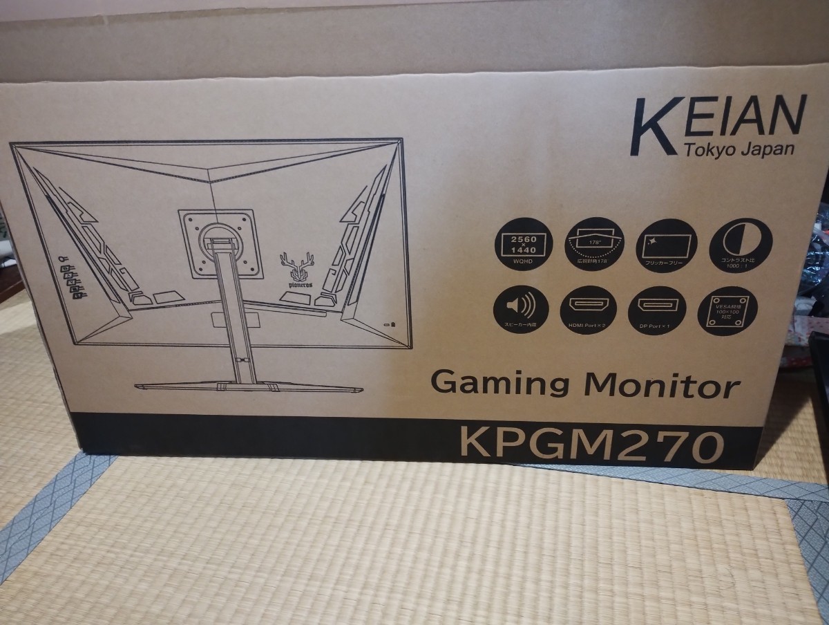 KEIAN JPGM270 ディスプレイ モニター モニターディスプレイ