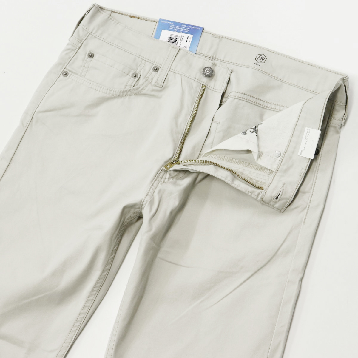 新品8800円を/1点のみ■LEVISリーバイス■502 COOL クール テーパード 涼しい デニムストレッチ295071285/34■在庫限り■