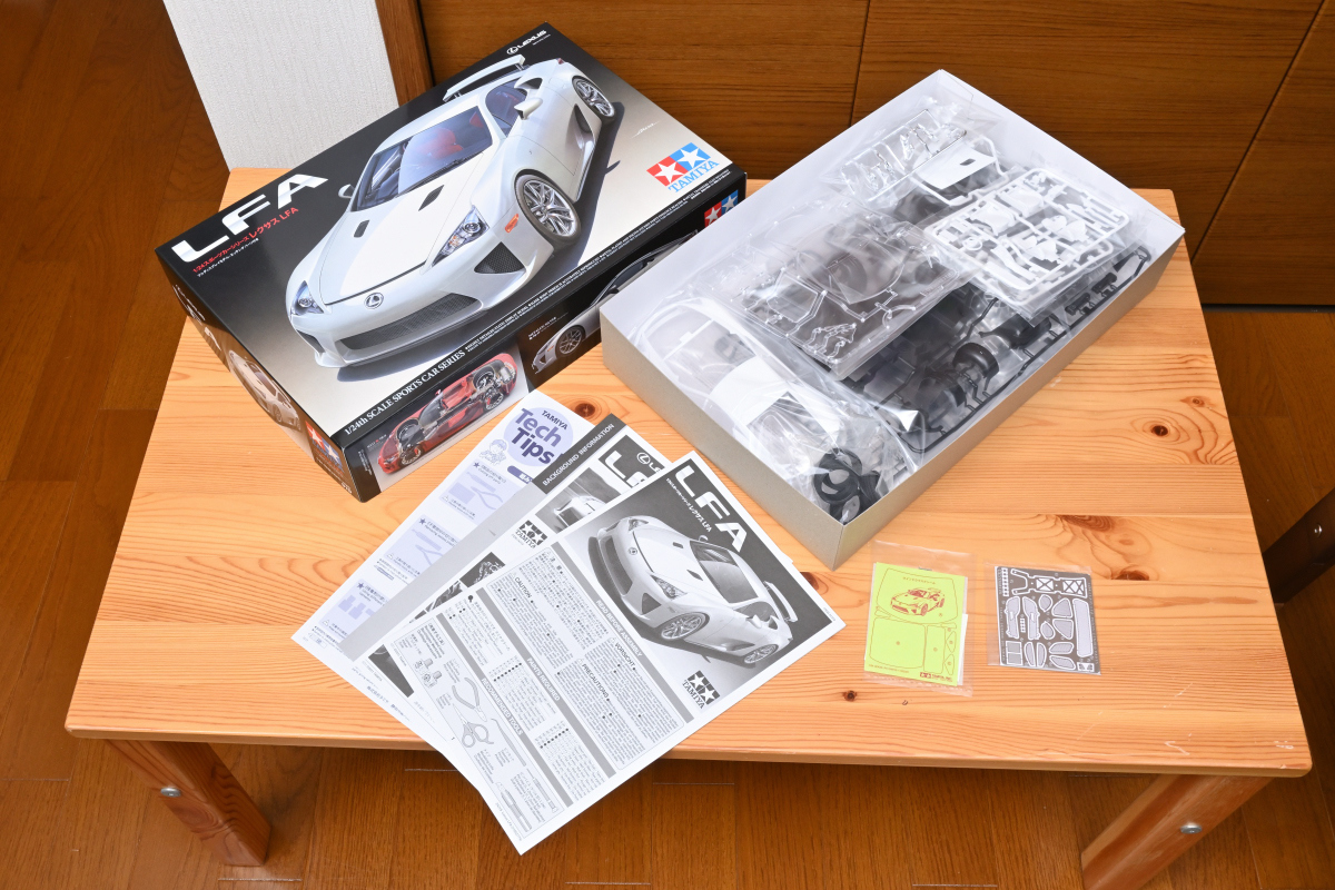 未組立！タミヤ 1/24 レクサス LFA プラモデル（TAMIYA、田宮、Item No 