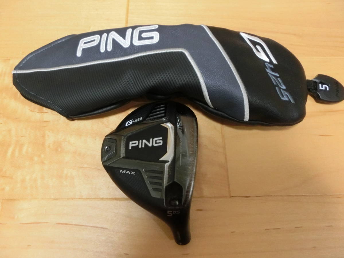 PING ピン G425 MAX フェアウエイウッド 5W 17.5° ヘッドのみ　日本仕様　ヘッドカバー付き