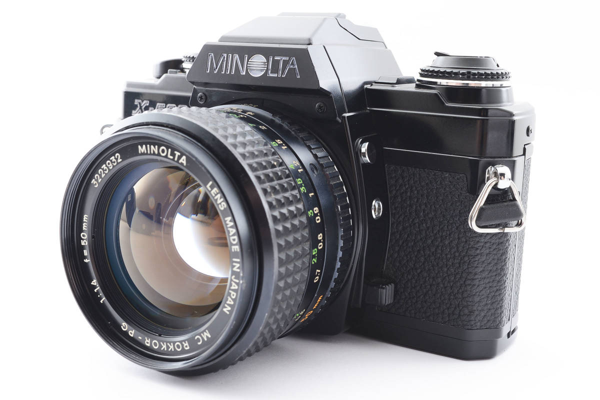 Minolta X-500 SLR 35mm フィルムカメラ、オートズームレンズ付き