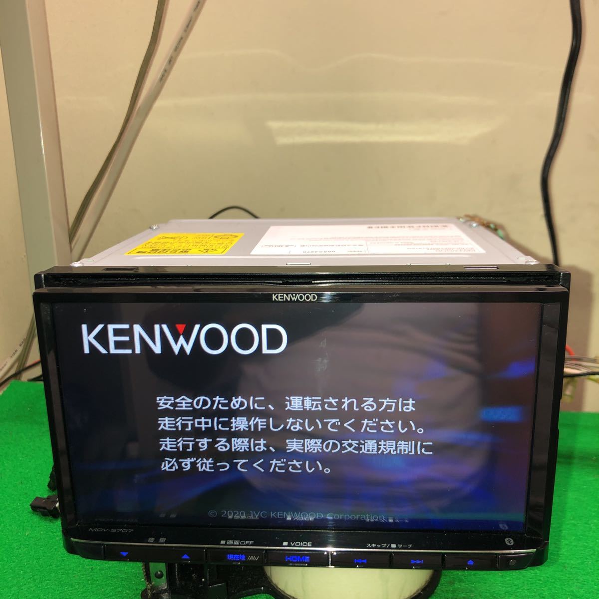 KENWOOD ケンウッド メモリーナビ MDV-S707 フルセグTV/DVD/CD 