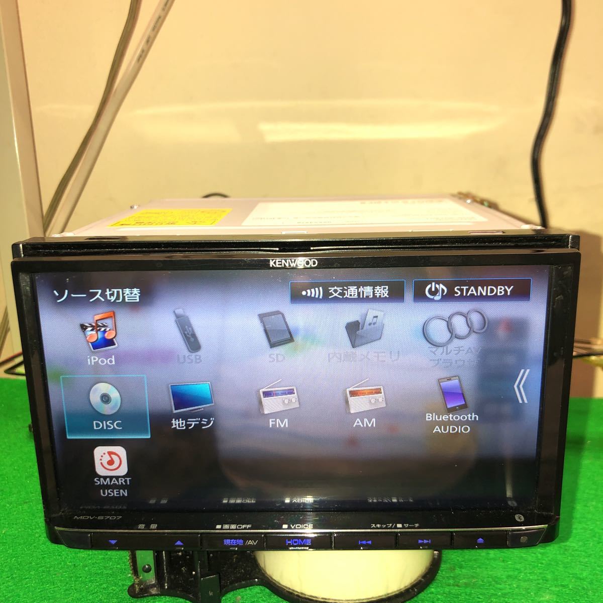 KENWOOD KENWOOD. MDV-S707 フルセグ CD DVD Bluetooth SD USB 