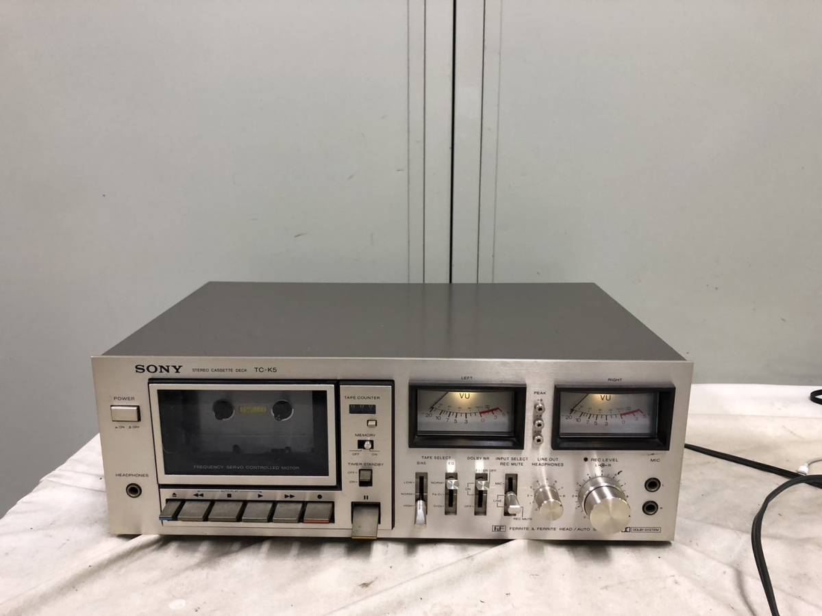 459）SONY ソニー ステレオカセットデッキ TC-K5 【公式通販】