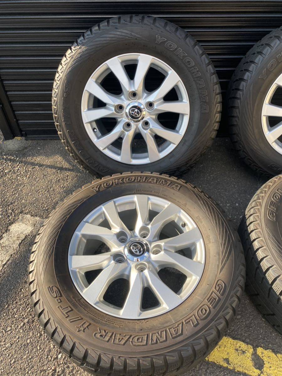 ランクル200 後期純正ホイール 285/60R18 よこヨコハマ 