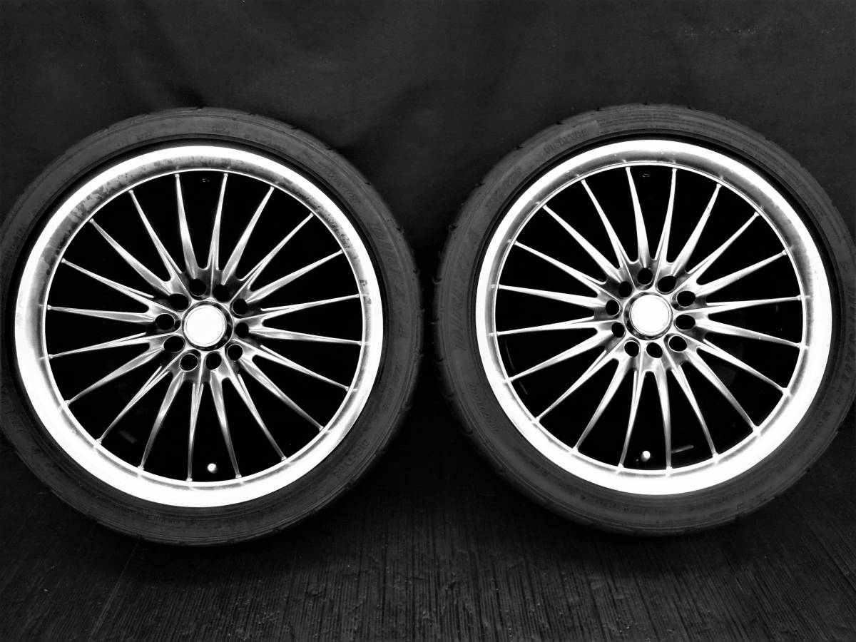 ☆極上品!! ENERGY LINE PCD100-5H+国産タイヤ 225/40R18 4本SET 