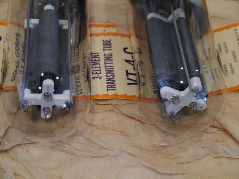 真空管 ＧＥ製 ＵＶ２１１／ＶＴ-４Ｃ ペア(2本) 中古品 真空管 - GE 公式 初めて作る直熱管アンプ VT