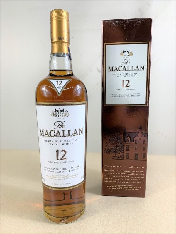 The Macallan 12年シングルモルトウイスキー 700ml 新品未開封 ◇EM23 ○未開栓品○ ウイスキー ザ・マッカラン 12年 40% 700ml The