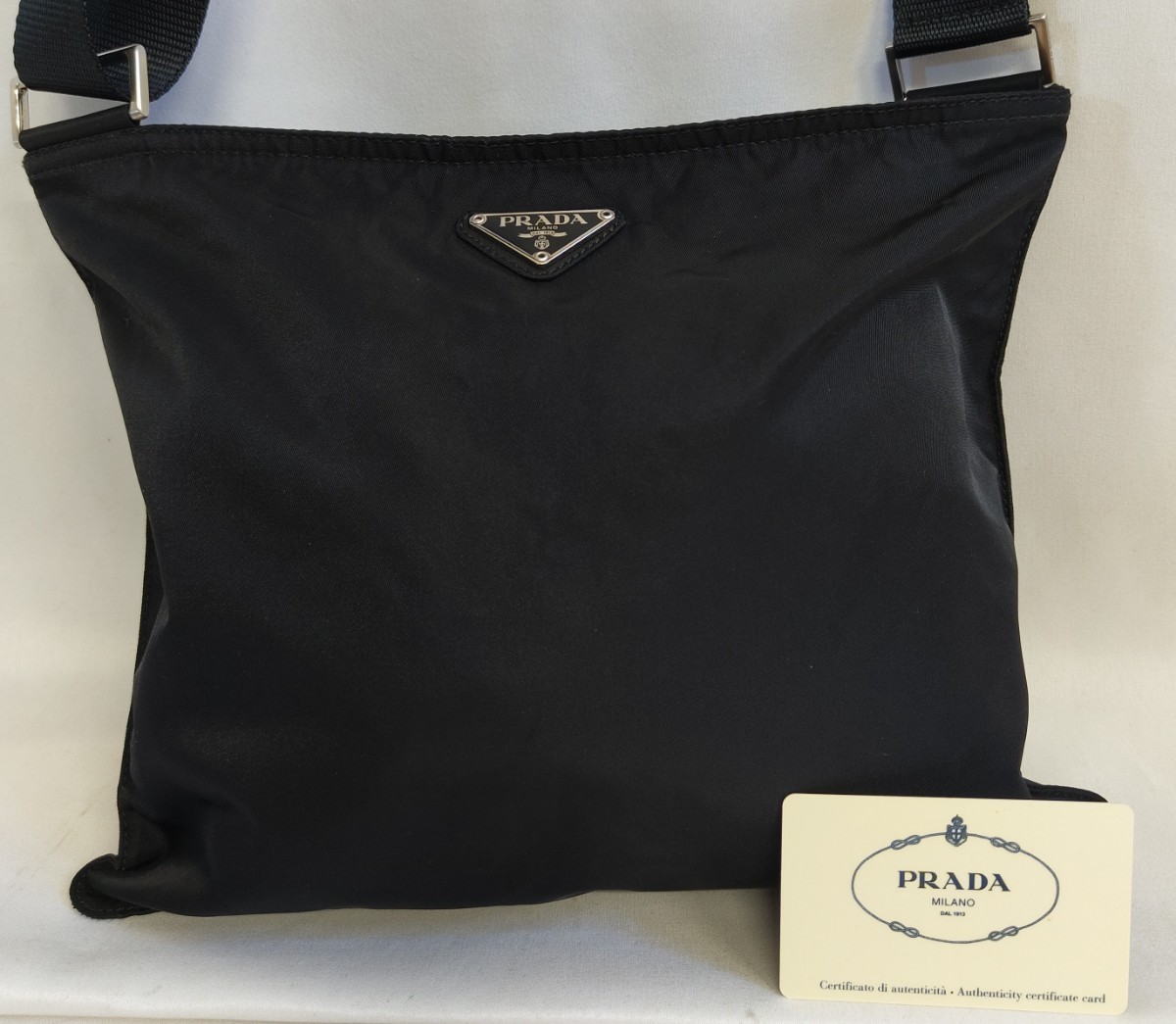 1円～ PRADA プラダ ナイロン ショルダーバッグ レディース ブラック