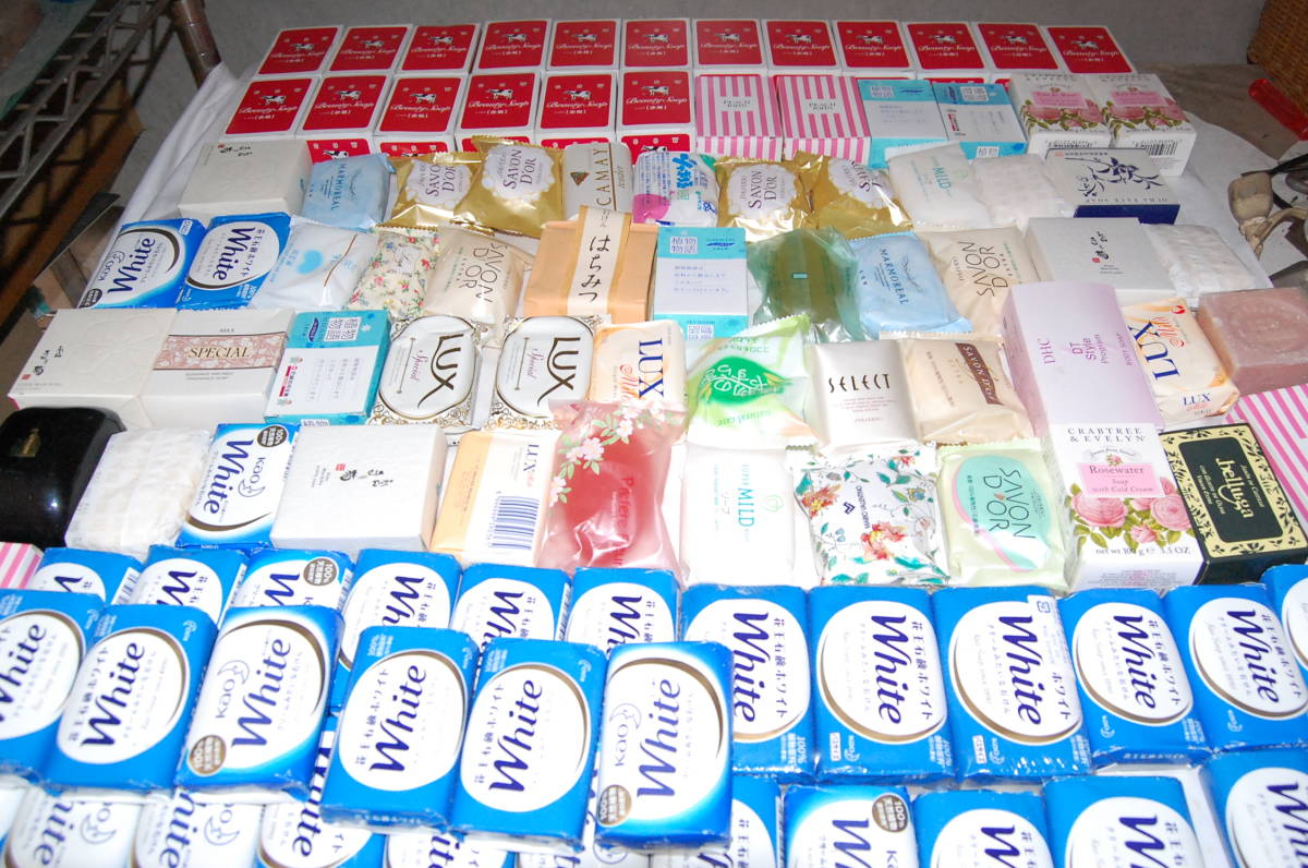 石鹸　100個+α　まとめて　SHISEIDO/RUX/牛乳石鹸他　未使用品