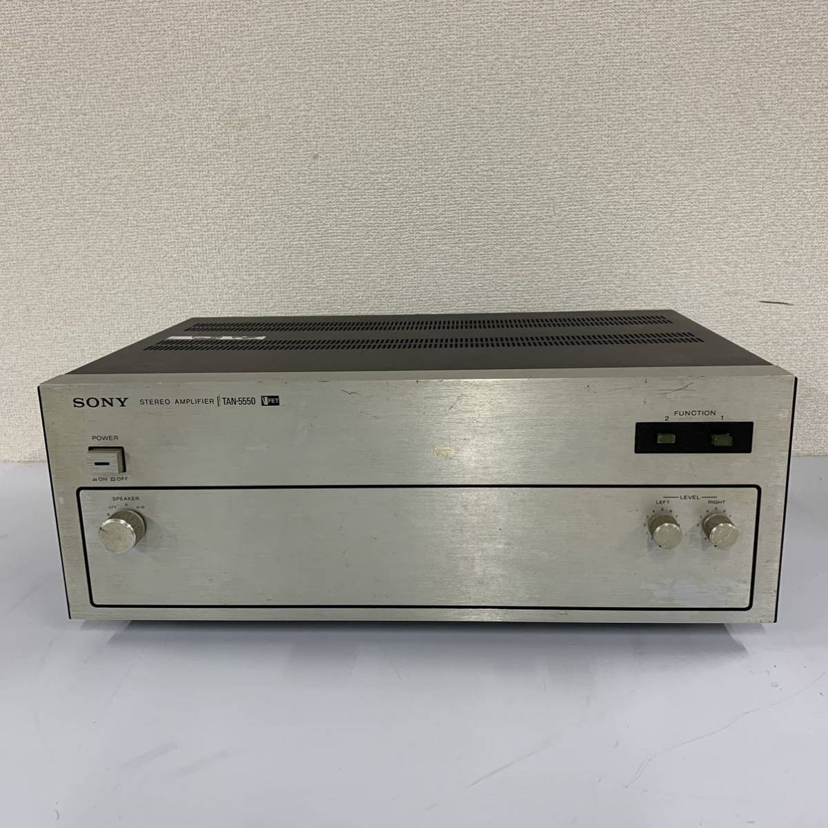 【Hd1】 SONY TAN-5550 ステレオアンプ 現状品 通電 ソニー 音響機器 オーディオ 649-73