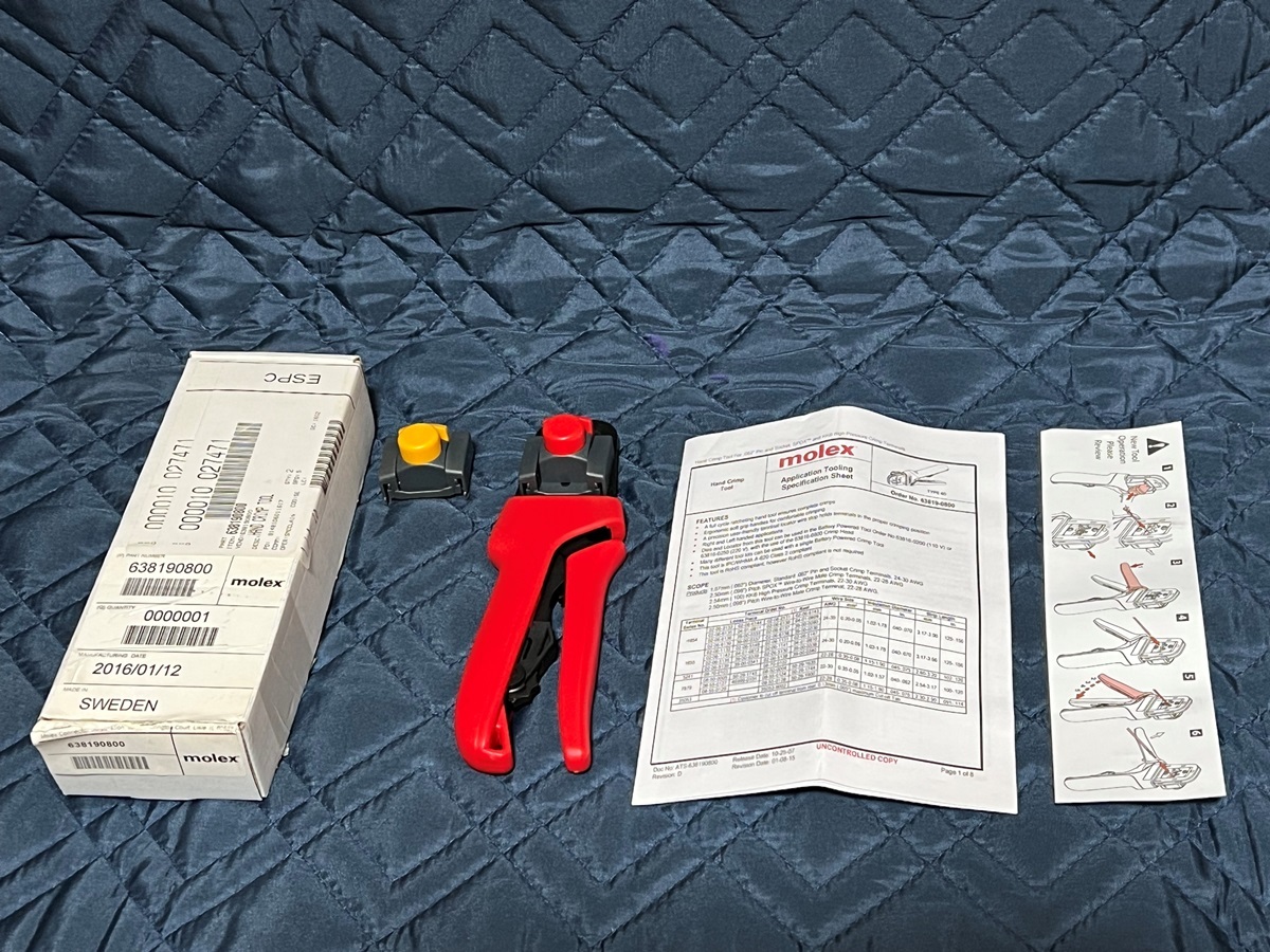 特価セールショップ MOLEX モレックス 63819-0800 (638190800) 手動