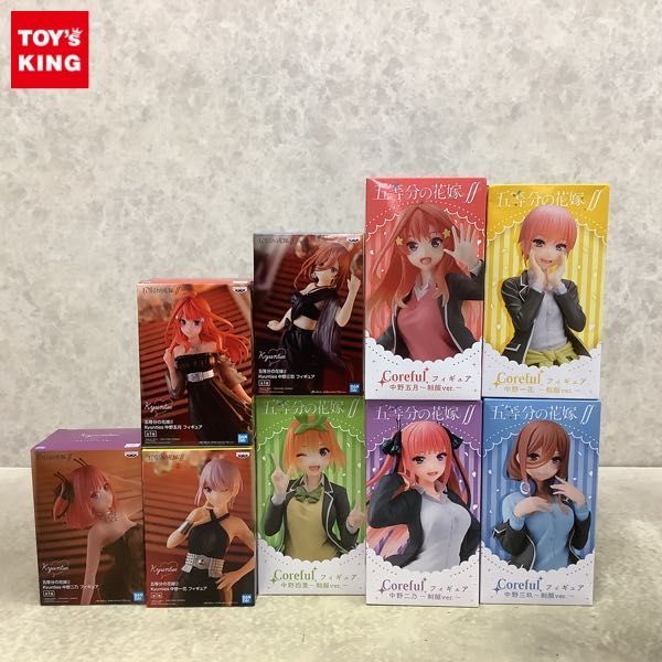 1円〜 未開封 五等分の花嫁∬ Coreful 中野一花 制服ver. Kyunties 中野三玖 他