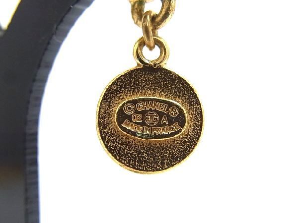 1円 CHANEL シャネル ココマーク 02A 片耳のみ ボタンモチーフ ピアス 