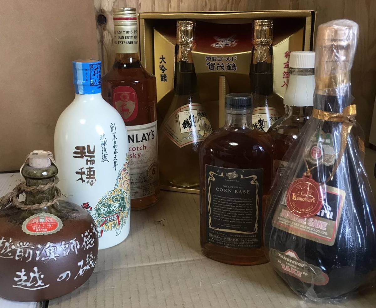 ☆ 格安スタート！送料込み！古酒C ウイスキー 焼酎 日本酒 泡盛 など 