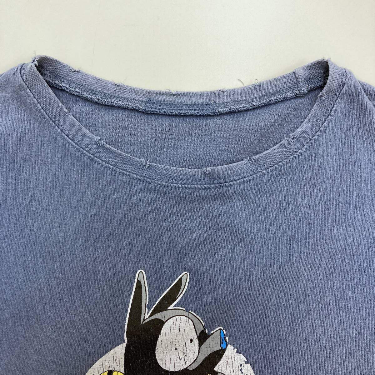 90s VINTAGE らんま1/2 響良牙 Pちゃん Tシャツ ブルー ビンテージ 