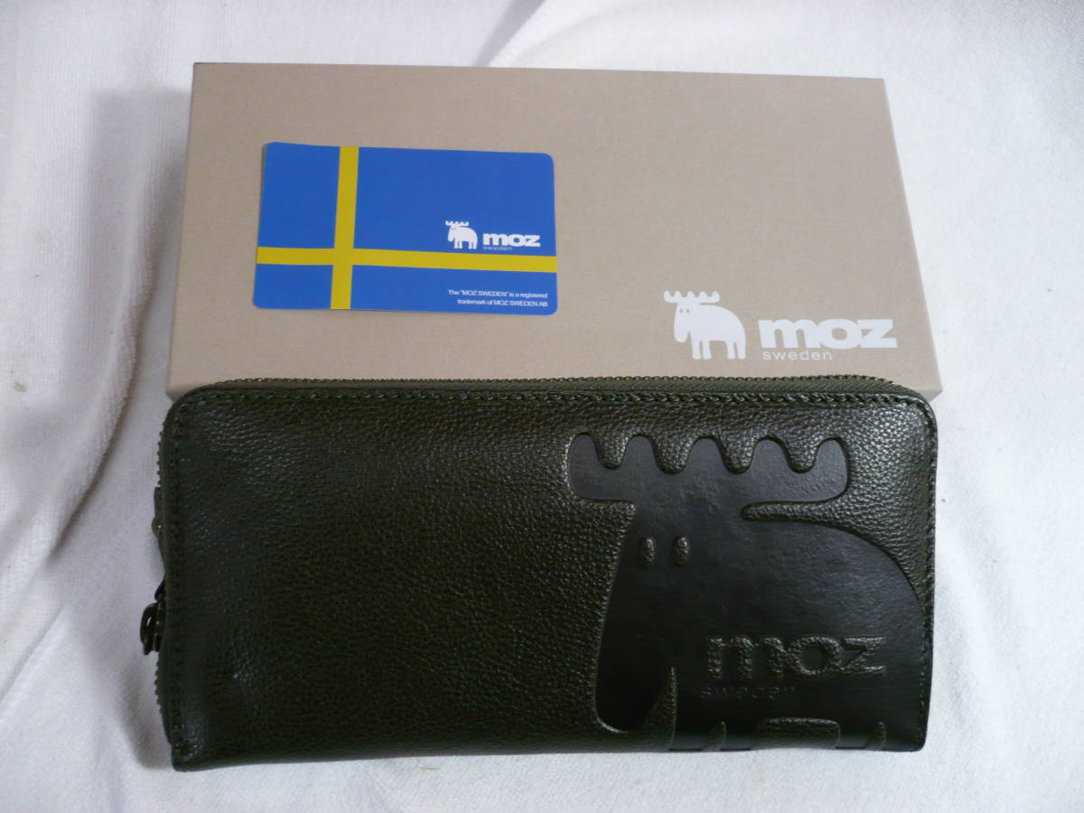 未使用! moz sweden 長財布 86121 GR 男女