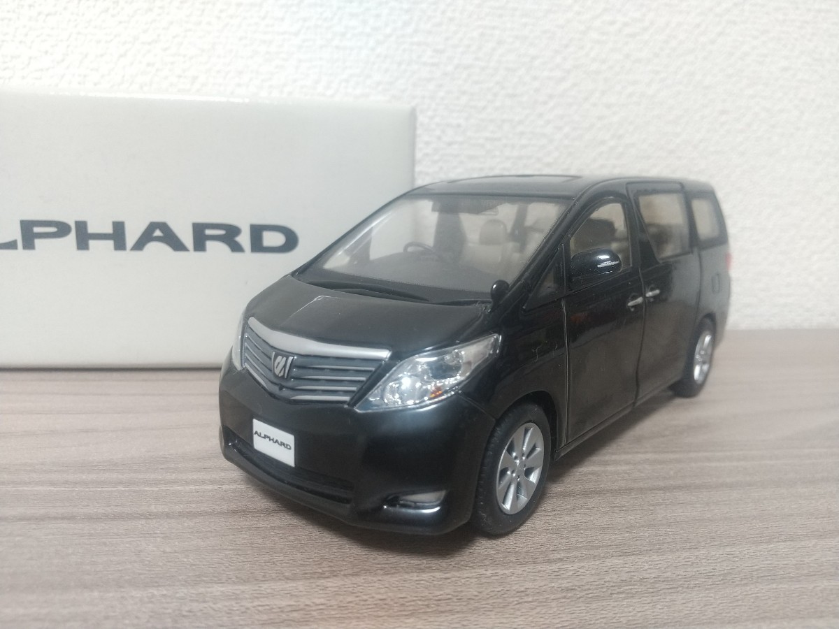 トヨタ アルファード 20前期 1/30 カラーサンプル 非売品 ブラック 1/30 トヨタ アルファード 20前期型 カラーサンプルミニカー ブラック