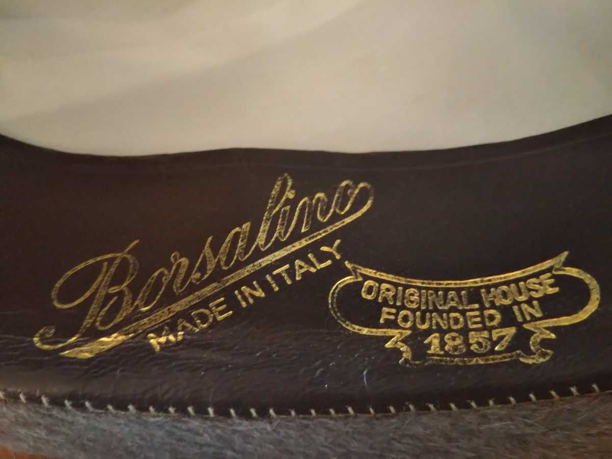 ボルサリーノ Borsalino ビンテージ フェルトハット 帽子 メンズ 