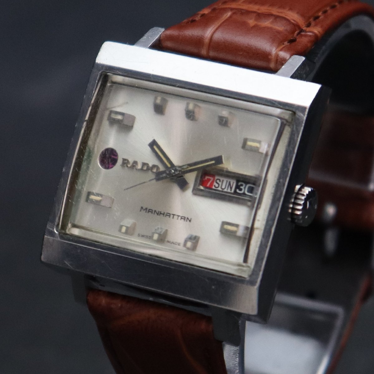 RADO MANHATTAN ラドー マンハッタン 自動巻き スクエアケース