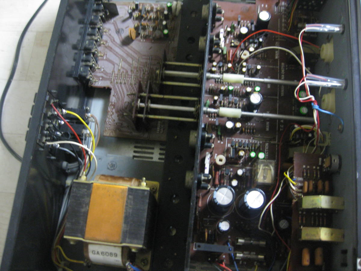 YAMAHA プリメインアンプ CA-X1 動作品 電解コンデンサ交換