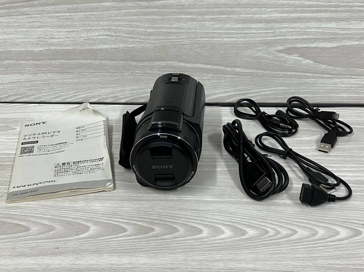 格安，新作登場 230803-3K ジャンク品 SONY/ビデオカメラ ソニー/FDR-AX45/4K/ハンディカム/(ソニー)｜売買されたオークション情報、yahooの商品情報をアーカイブ公開 - オークファン ソニー