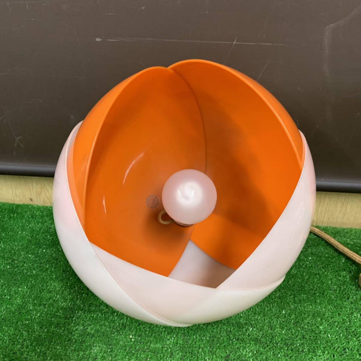 E ☆レア☆ 昭和レトロ National 松下電工 ポップな照明 フラワー形60W