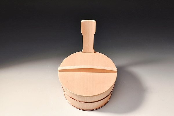 SP4954 京都 京なわて たる源 片手桶 手桶 桶 料亭 割烹 寿司 保管品