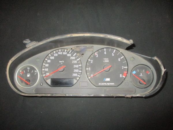 ■BMW E36/8 Mクーペ スピードメーター 中古 ジャンク 62112694402 110008463/190 88311221 部品取あり タコメーター Z3 ■