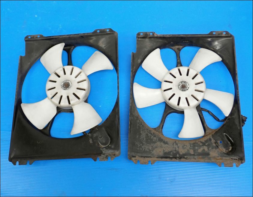 ◆ インプレッサ ( GC8 ) WRX type RA 用 後期 G型 純正 電動ファン 2個セット ◆ 