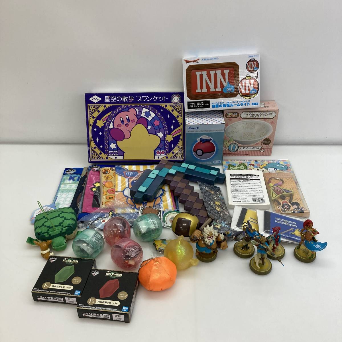 No.7752★1円～【一番くじまとめ】星のカービィ/ポケモン/ゼルダの伝説/マインクラフト 中古品