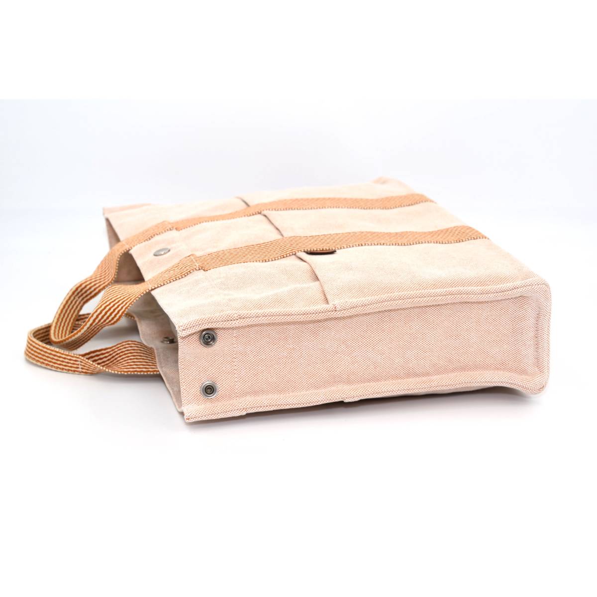 1円 美品 HERMES エルメス ニューフールトゥ MM キャンバス トート