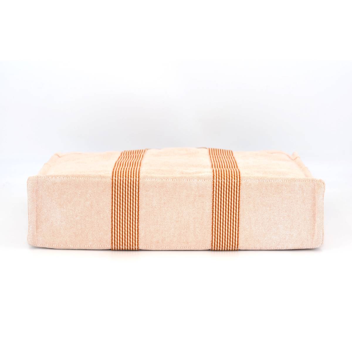 1円 美品 HERMES エルメス ニューフールトゥ MM キャンバス トート
