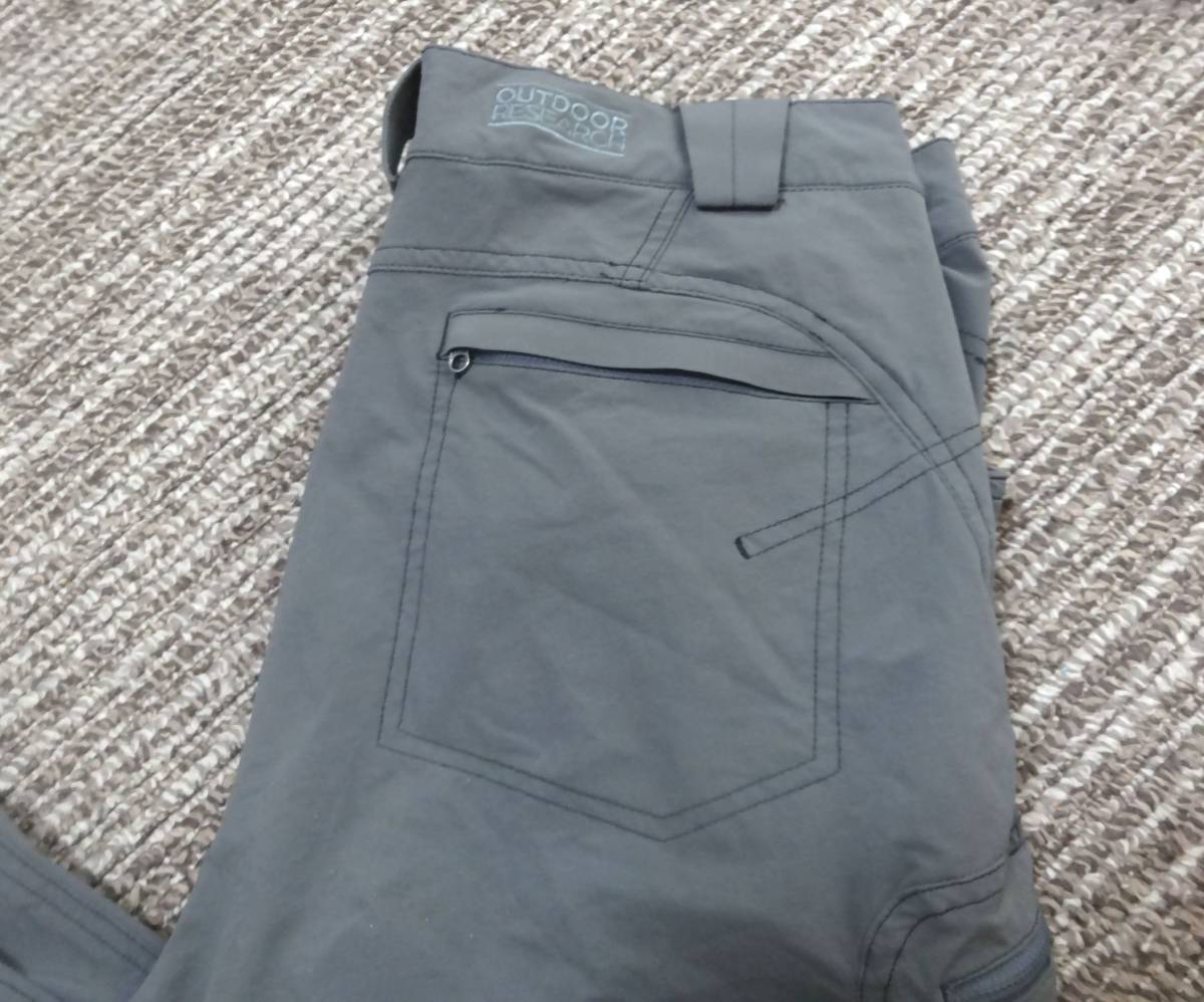 4751★アウトドアリサーチ outdoorresearchのパンツ　登山トレランマラソンジョギングランニングヨガ等
