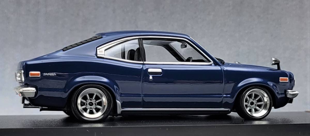 1/43　マツダ　サバンナ改　クーペ　RX-3　ワタナベ　アルミ製　深リム 1/43 マツダ サバンナ改 クーペGT RX-3 S102 ワタナベ ホイール アルミ