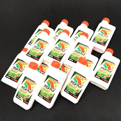 新品同様 ラウンドアップ マックスロード 500ml 除草剤 希釈用 15本セット 未使用品