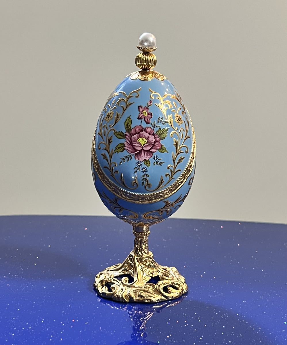 エッグ型(宝石箱)オルゴール　アンティーク