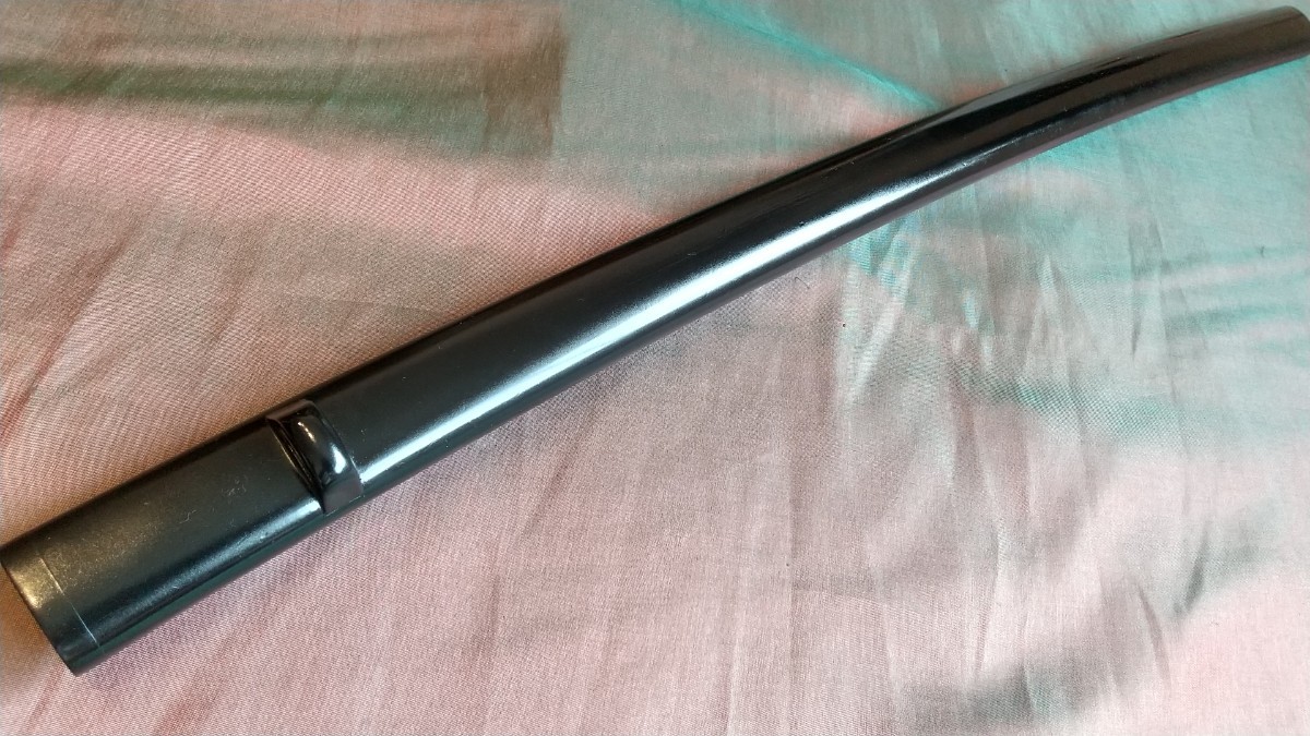 鞘 黒鞘 大刀 打刀 鐺 日本刀 刀剣 刀装具 拵え 居合 武具 栗