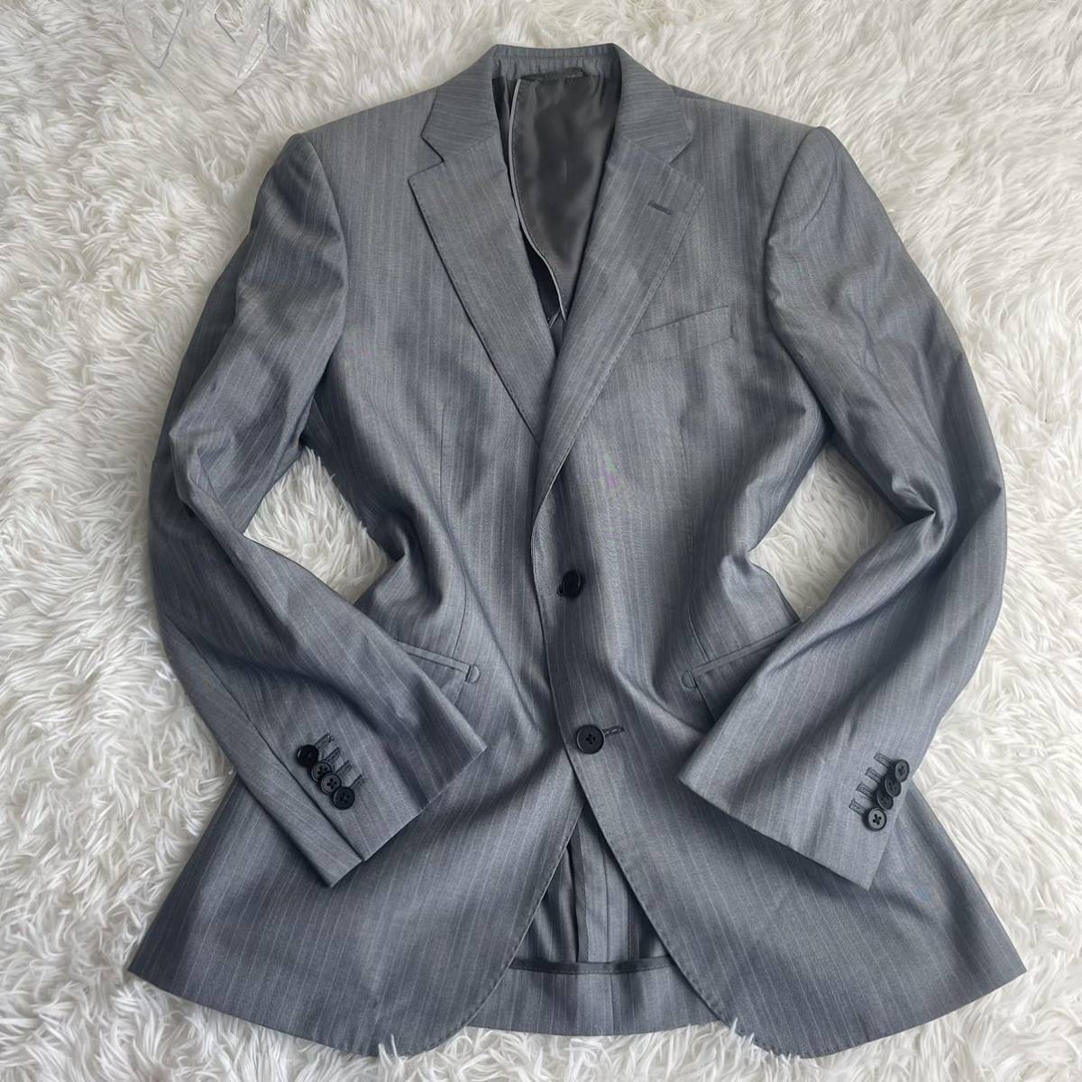 希少L スーツカンパニー【溢れる高級感】THE SUIT COMPANY スーツ