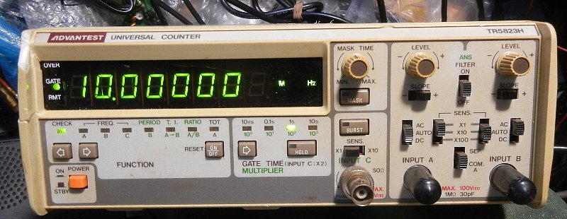 ADVANTEST アドバンテスト FREQUENCY COUNTER 周波数カウンター TR5823H