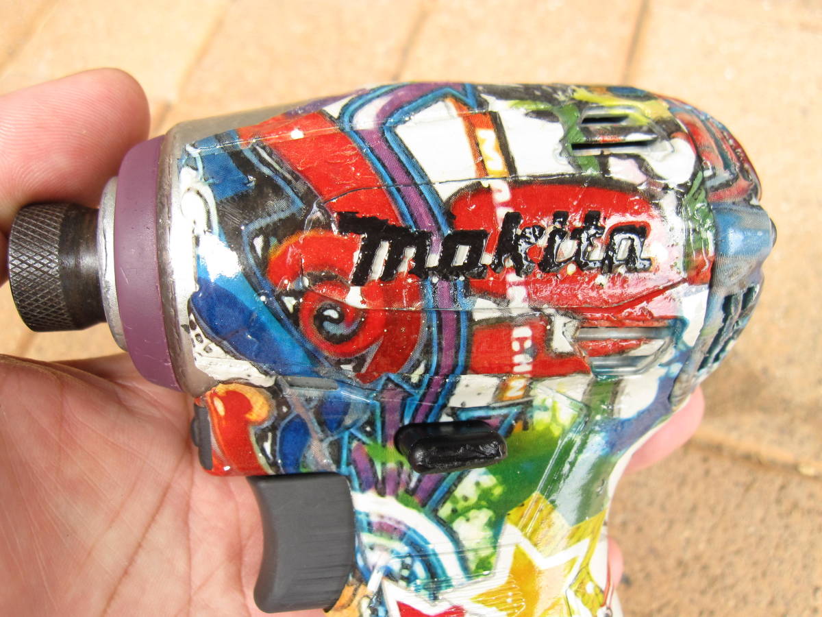 マキタインパクトドライバー TD172D オリジナル塗装 本体のみ動作確認 
